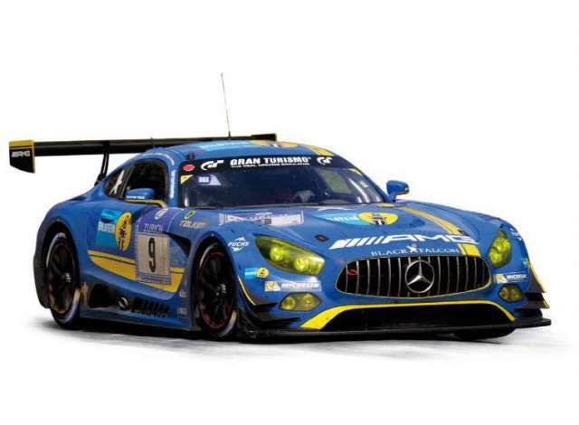 2016 Mercedes Benz AMG GT3 Team Black Falcon, blue