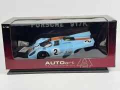 1/18 AUTOart Porsche 917K #2 1970 Gulf Daytona Winner Kinnenen Rodriguez Redman - 80033