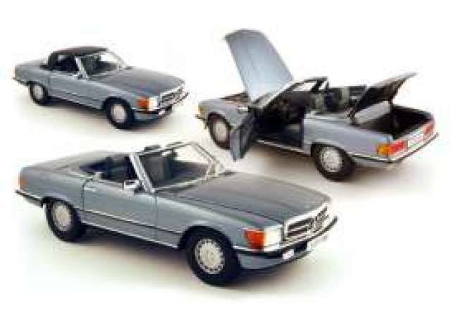 1986 Mercedes Benz SL300 soft top, blue