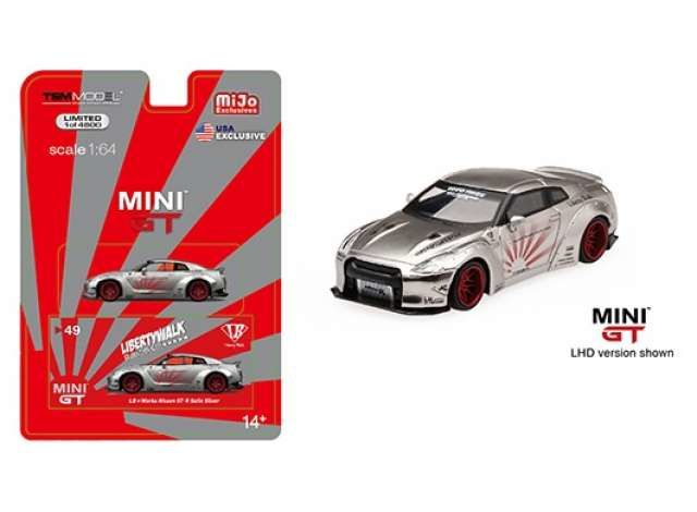 1/64 LB Works Nissan GT-R R35 Type 1, silver