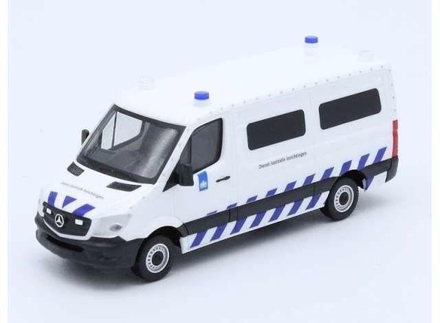 1/87 Mercedes Benz Sprinter Dienst Justitiele Inr. (NL), white/blue