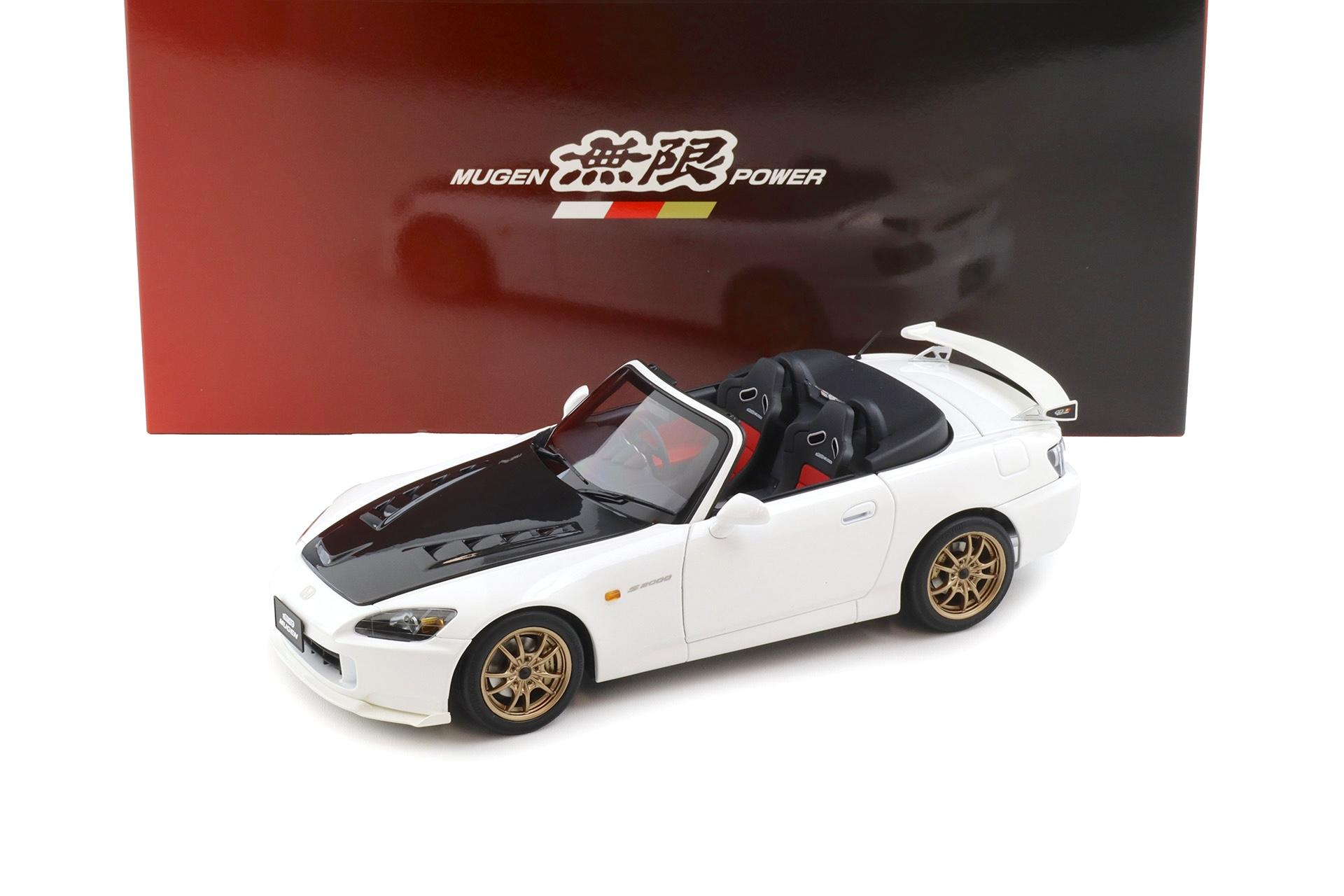 1/18 Motorhelix Honda S2000 (AP2) MUGEN Platinum white pearl - M85123