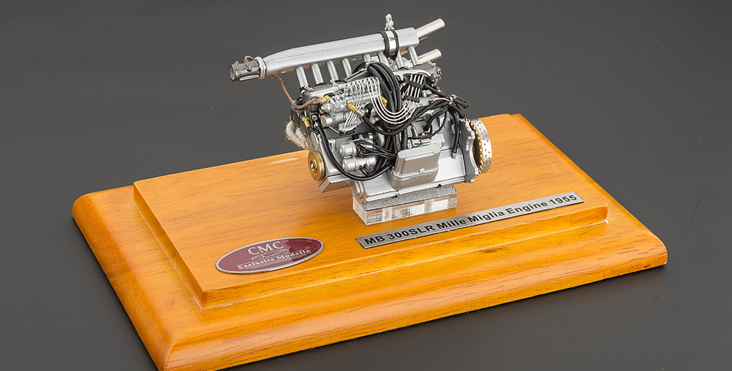 1/18 CMC - MERCEDES BENZ - MOTORE - ENGINE MERCEDES 300SL 1955
