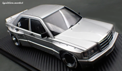 1/18 IGNITION Mercedes PANDEM 190 Silver