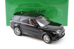 1/18 WHELART Range Rover Sport 2018 Black / Silver Wheels - WA18-03-01