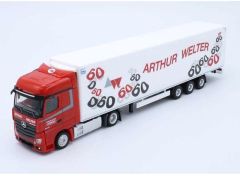 1/87 Mercedes Benz Actros B.K.Sz. Arthur Welter 60 year , White/black/red