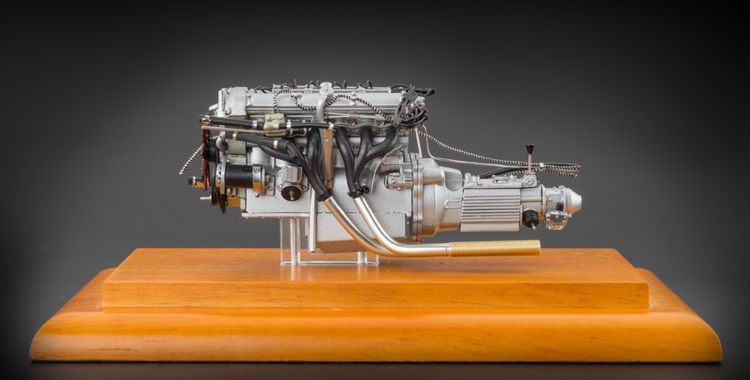 1/18 CMC - ASTON MARTIN - MOTORE - ENGINE DB4 GT ZAGATO COUPE 1961