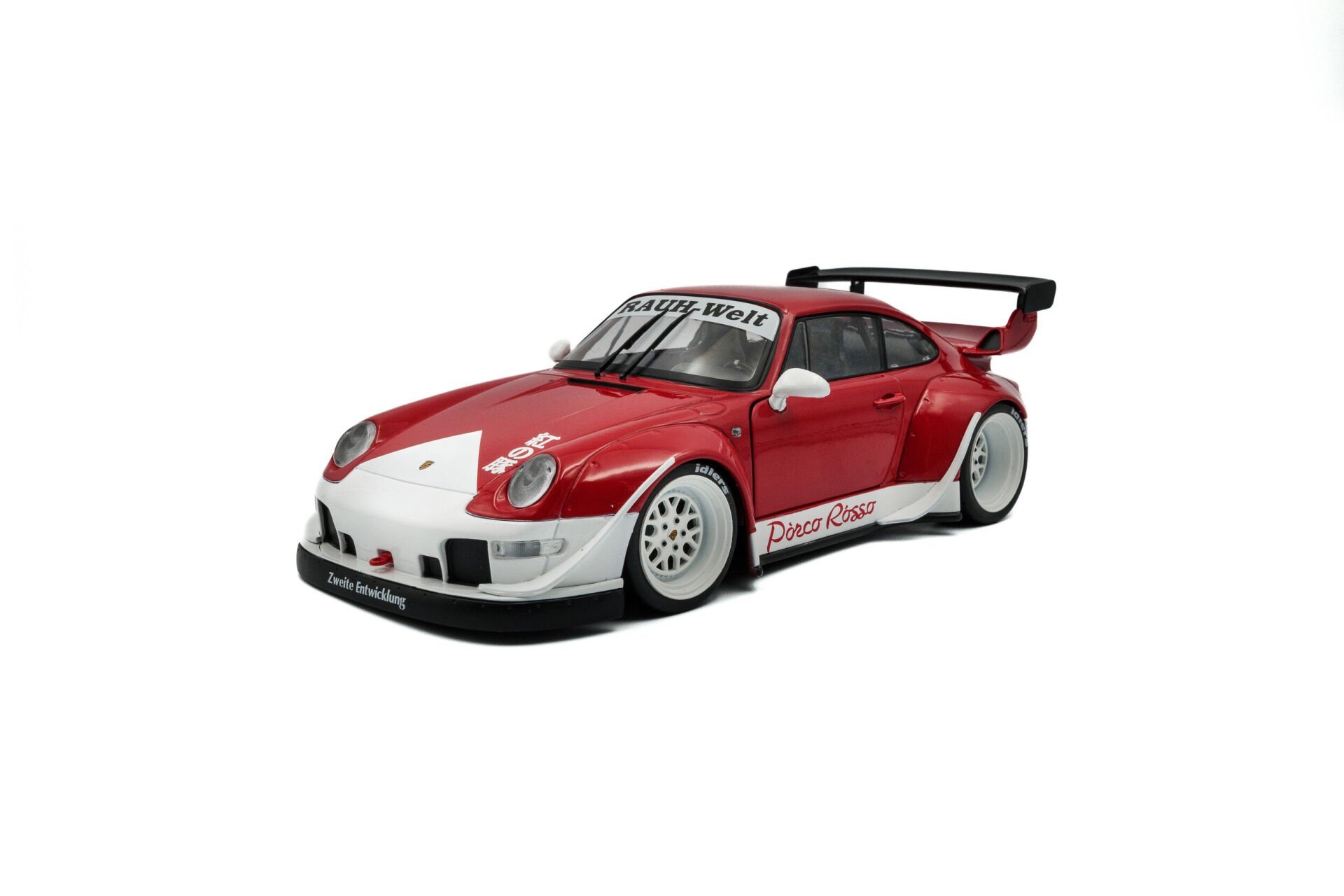 SOLIDO - PORSCHE - 911 993 RWB BODYKIT PORCO ROSSO COUPE 2020